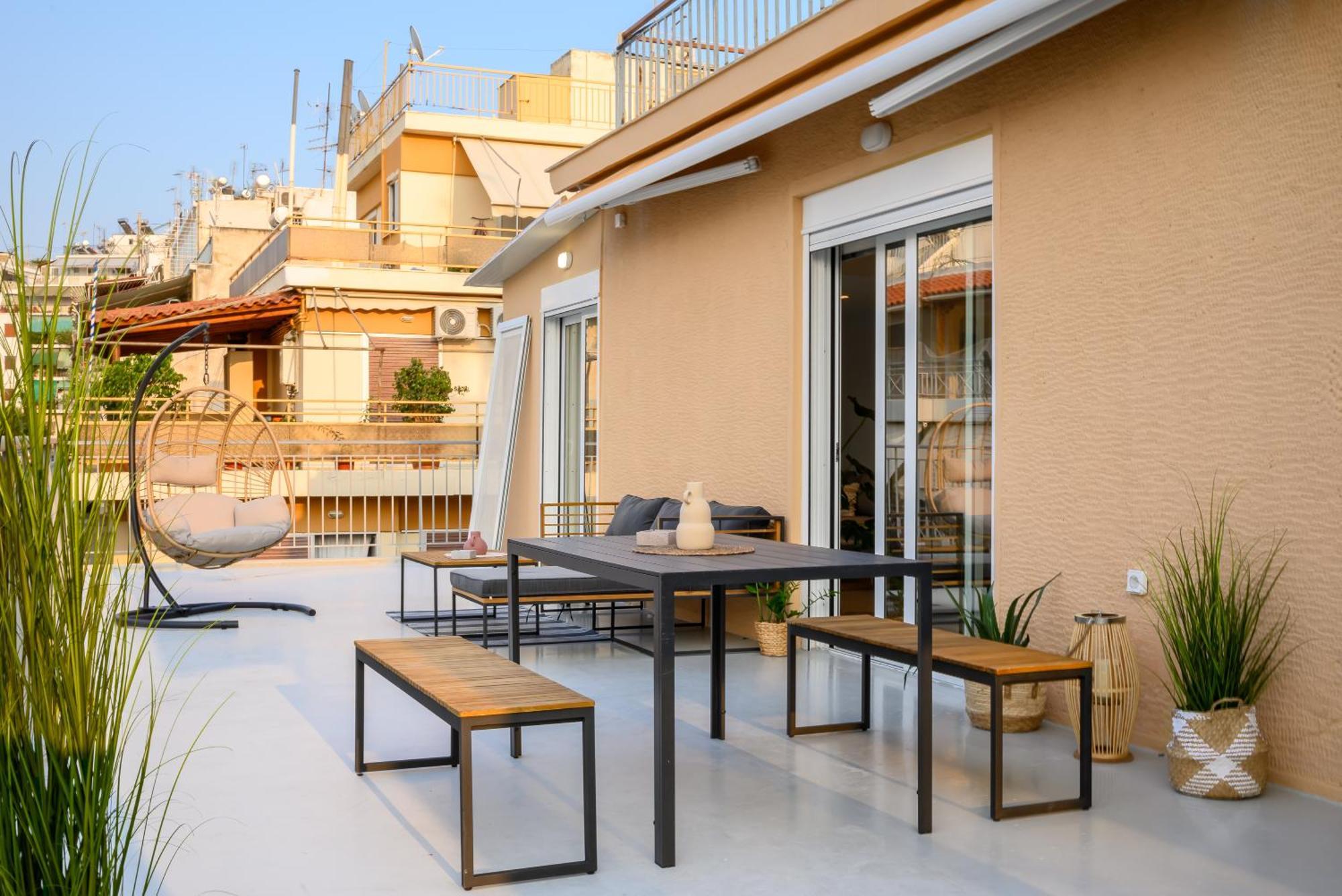 The H Experience - Urban 2Bd Rooftop Athens Center Eksteriør bilde
